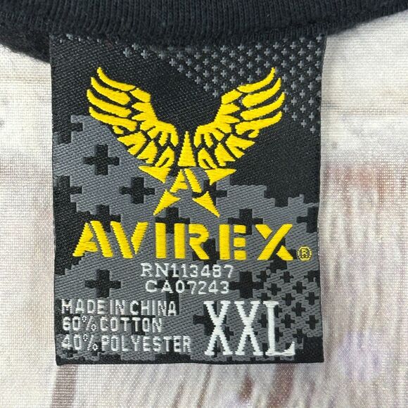 Vintage Avirex Y2K Gold Samurai Dragon Hoodie Sweatshirt Size XXL 2XL D050 -29 - Picture 6 of 16